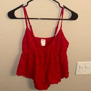 Red Women's Top